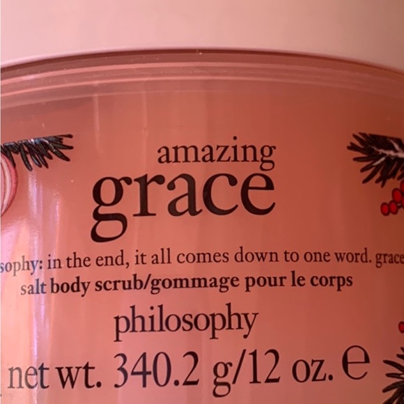 NWT PHILOSOPHY AMAZING GRACE SALT BODY SCRUB - Mega Size - Picture 1 of 9